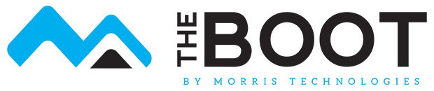 The Boot By Morris Technologies Logo.